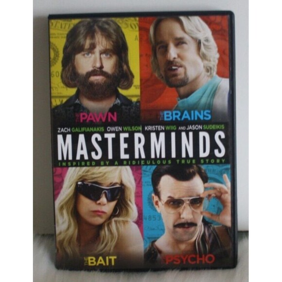 Masterminds (DVD, 2017) - Picture 1 of 3